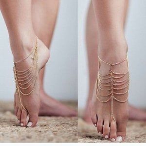Gold Multilayer Leg Chain